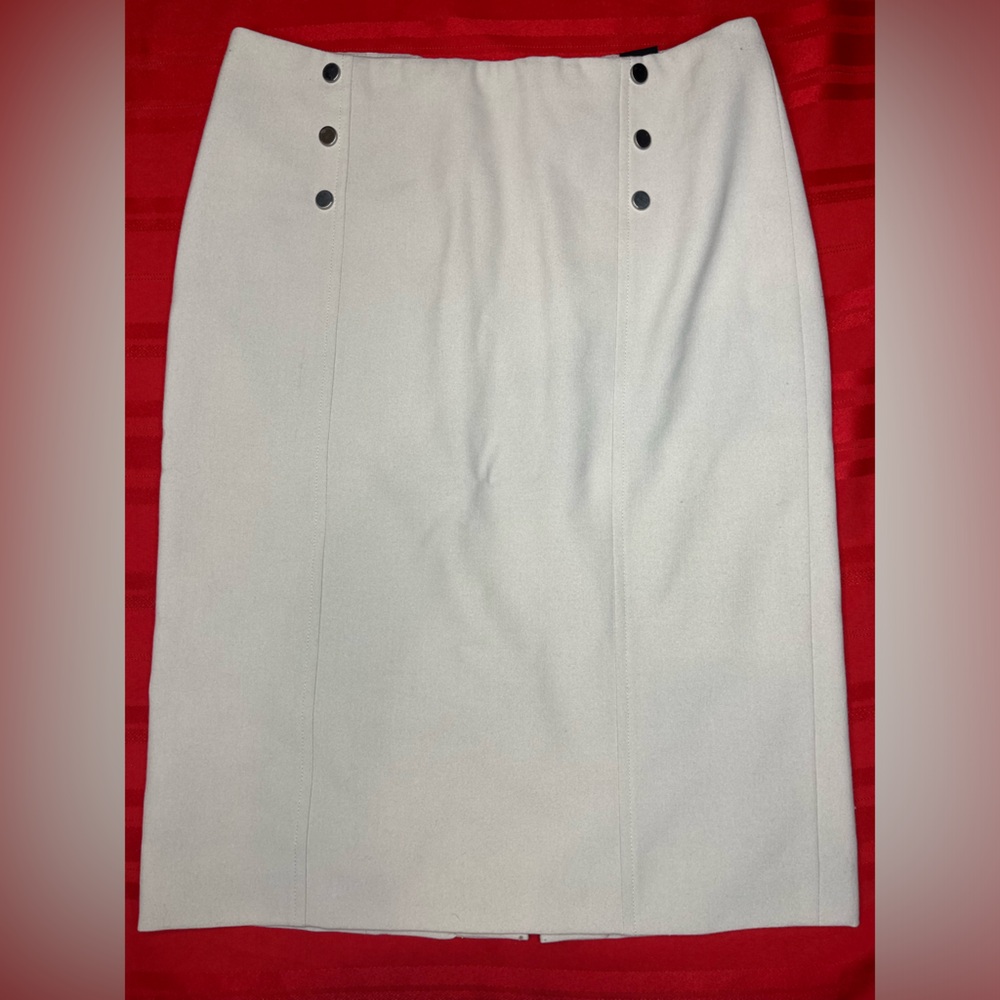 Etcetera Studded Lined Pencil Skirt.